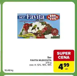 Carrefour Express Ser sałatkowo-kanapkowy Favita Mlekovita 16% oferta