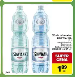 Carrefour Express Woda mineralna niegazowana Cisowianka oferta