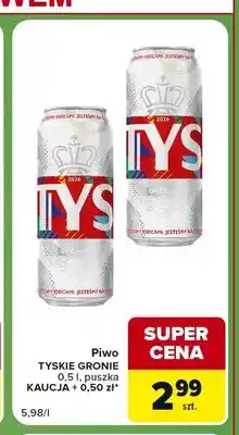 Carrefour Express Piwo Tyskie Gronie oferta