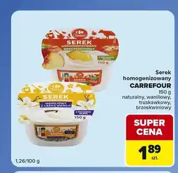 Carrefour Express Serek homogenizowany naturalny Carrefour Classic oferta