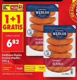 Biedronka Kiełbasa Śląska Kraina Wędlin oferta