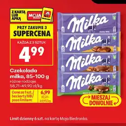 Biedronka Czekolada mleczna Milka Alpine Milk oferta