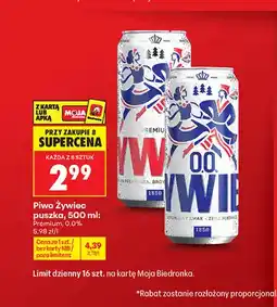 Biedronka Piwo Żywiec Premium oferta