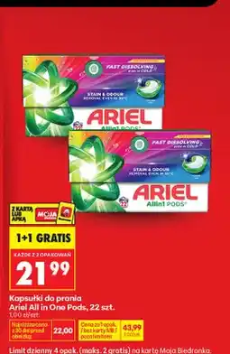 Biedronka Kapsułki do prania Ariel All in One Pods Color oferta