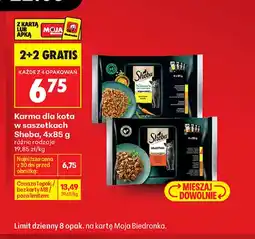 Biedronka Karma dla kota w saszetkach Sheba Nature's Collection 4-pak oferta