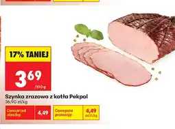 Biedronka Szynka zrazowa z kotła Pekpol oferta