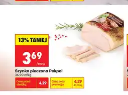 Biedronka Szynka pieczona Pekpol oferta