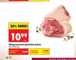 Biedronka Wieprzowina golonka tylna oferta