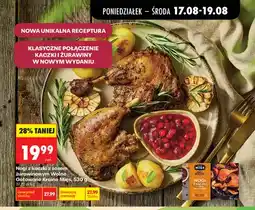Biedronka Nogi z kaczki z sosem żurawinowym Wolno Gotowane Kraina Mięs oferta