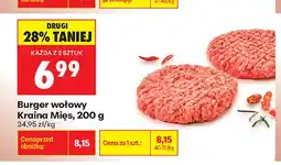Biedronka Burger wołowy Kraina Mięs oferta