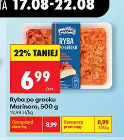 Biedronka Ryba po grecku Marinero oferta