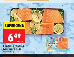 Biedronka Fileciki z łososia Marinero Kids oferta