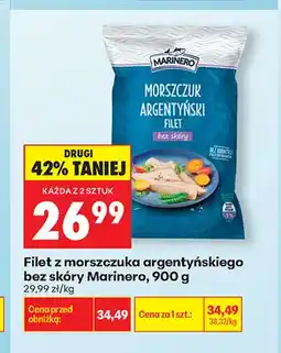 Biedronka Filet z morszczuka argentyńskiego bez skóry Marinero oferta