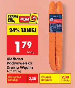 Biedronka Kiełbasa Podwawelska Kraina Wędlin oferta