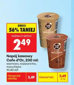 Biedronka Napój kawowy Cafe D'Or Cappuccino oferta