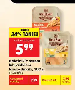 Biedronka Naleśniki z serem Nasze Smaki oferta