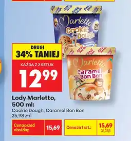 Biedronka Lody Marletto Caramel Bon oferta