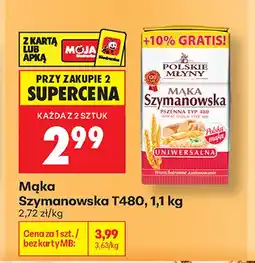 Biedronka Mąka Szymanowska T480 Polskie Młyny oferta