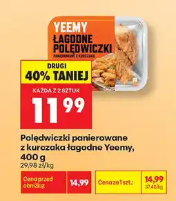 Biedronka Polędwiczki panierowane z kurczaka łagodne Yeemy oferta