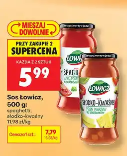 Biedronka Sos Łowicz spaghetti oferta