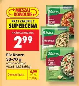Biedronka Fix Knorr Napoli oferta