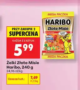 Biedronka Żelki Złote Misie Haribo oferta