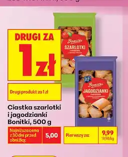 Biedronka Ciastka jagodzianki Bonitki oferta
