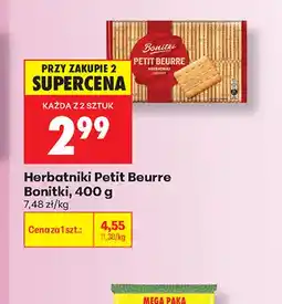 Biedronka Herbatniki Petit Beurre Bonitki oferta