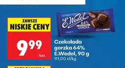 Biedronka Czekolada gorzka 64% E.Wedel oferta