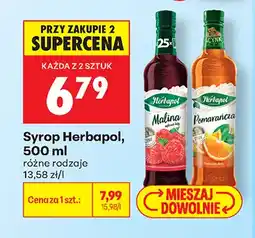 Biedronka Syrop Herbapol Pomarańcza oferta