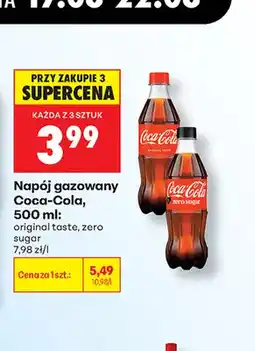 Biedronka Napój gazowany Coca-Cola Zero Sugar oferta