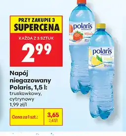 Biedronka Napój niegazowany Polaris truskawkowy oferta