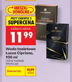 Biedronka Woda toaletowa Lucca Cipriano Strong Impression oferta