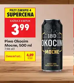 Biedronka Piwo Okocim Mocne oferta