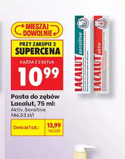 Biedronka Pasta do zębów Lacalut Sensitive oferta