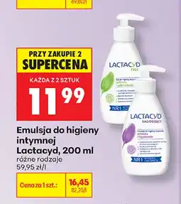 Biedronka Emulsja do higieny intymnej Lactacyd Łagodzący oferta