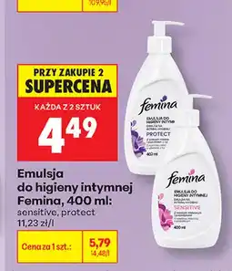 Biedronka Emulsja do higieny intymnej Femina Protect oferta