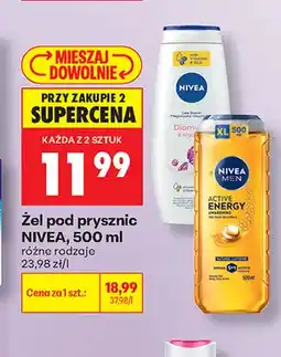 Biedronka Żel pod prysznic Nivea Men Active Energy oferta