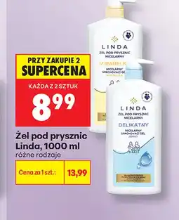 Biedronka Żel pod prysznic Linda Delikatny oferta