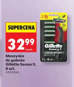 Biedronka Maszynka do golenia Gillette Sensor3 8-pak oferta