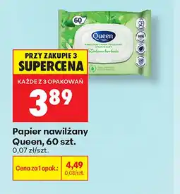 Biedronka Papier toaletowy nawilżany Queen oferta