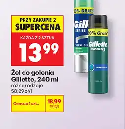 Biedronka Żel do golenia Gillette oferta