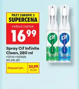 Biedronka Spray Cif Infinite Clean oferta