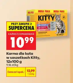 Biedronka Karma dla kota w saszetkach Kitty oferta