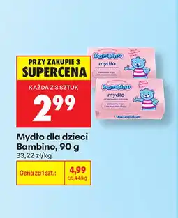 Biedronka Mydło dla dzieci Bambino oferta