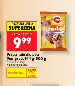 Biedronka Przysmaki dla psa Pedigree Schmackos oferta