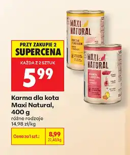 Biedronka Karma dla kota Maxi Natural oferta
