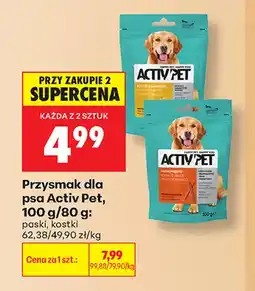Biedronka Przysmak dla psa Activ Pet paski oferta