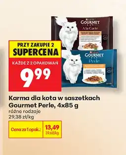 Biedronka Karma dla kota w saszetkach Gourmet Perle oferta