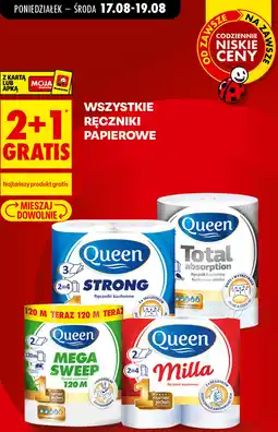 Biedronka Wszystkie ręczniki papierowe Queen oferta